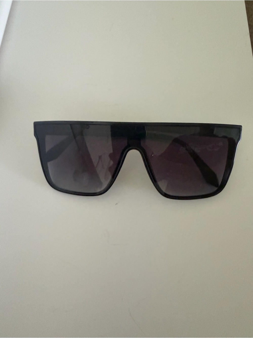 Quay Australia Black Shield Sunglasses